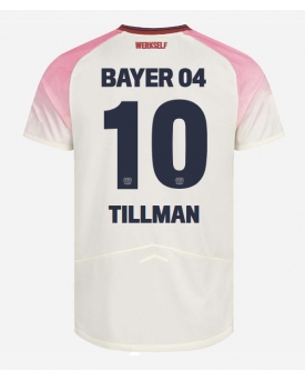 Billige Fotballdrakt Bayer Leverkusen Malik Tillman #10 Replika Bortedrakt 2025-26 Kortermet Billige Fotballdrakt Bayer Leverkusen Malik Tillman #10 Replika Bortedrakt 2025-26 Kortermet